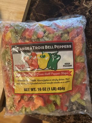 Red, Yellow & Green Bell Peppers Strips