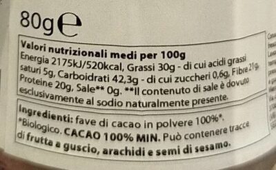 Cacao Fave In Polvere