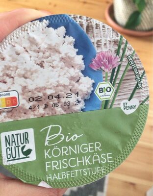 Körniger Bio-frischkäse