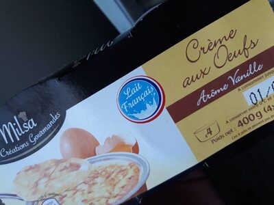 Crème Aux Oeufs Saveur Vanille