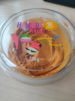 Hummus Pikant