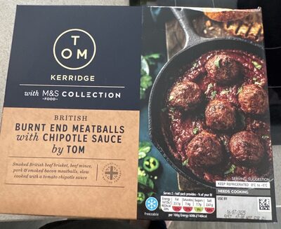 Burnt Ends Meatballs With Chipotle Sauce By Tom