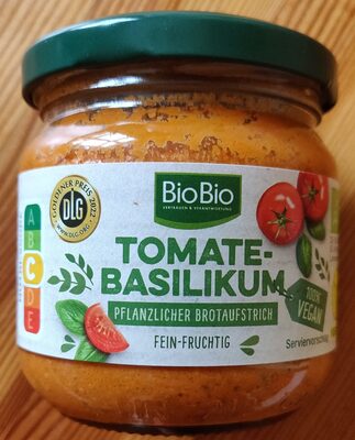 Brotaufstrich Tomate-basilikum