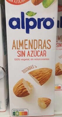 Leche De Almendras Sin Azucar Vegetal