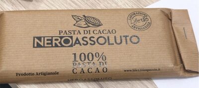 Pasta Di Cacao Nero Assoluto 100%