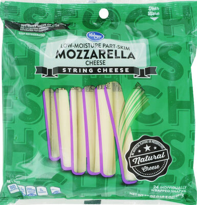 Low-moisture Part-skim Mozzarella Cheese String Cheese