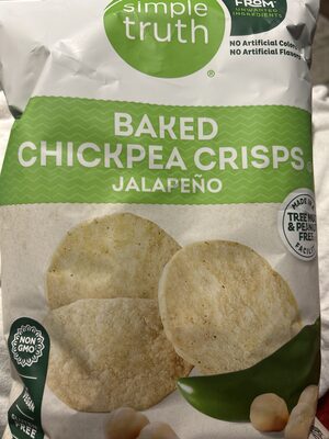 Baked Chickpea Crisps Jalapeño