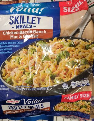 Voila Chicken Bacon Ranch Mac & Cheese Skillet