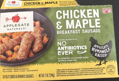 Chicken And Maple Breakfast Sausages