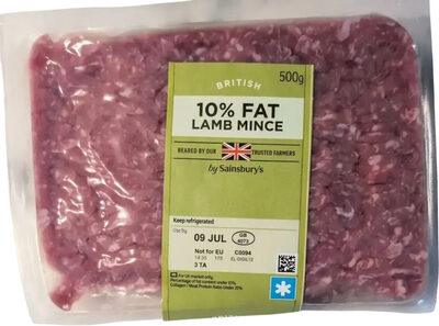 10% Fat Lamb Mince