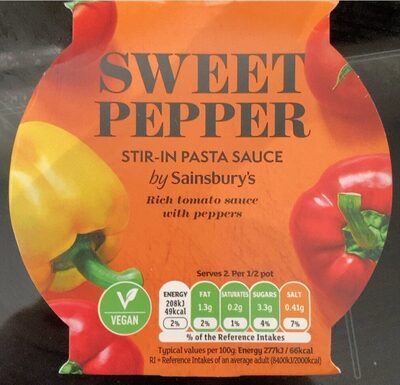 Sweet Pepper Stir-in Pasta Sauce
