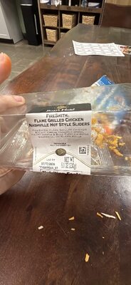 Flame Grilled Chicken Nashville Hot Style Sliders