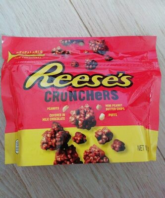 Peanuts Mini Peanut Butter Chips Covered In Milk Chocolate Puffs Crunchers, Pean