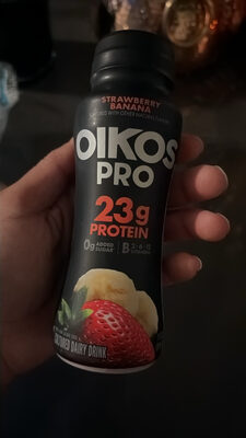 Oikos Pro Strawberry Banana Cultured Dairy Drink