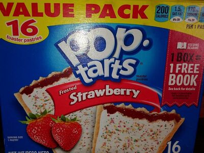 Toaster Pastries, Frosted Strawberry