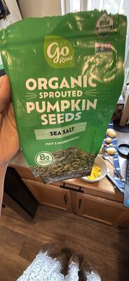 Organic Sprouted Pumpkin Seeds Sea Salt
