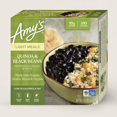 Quinoa & Black Beans With Butternut Squash & Chard