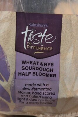 Wheat & Rye Sourdough Half Bloomer