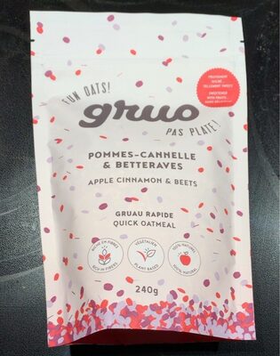 Gruau Pommes-cannelle& Betteraves
