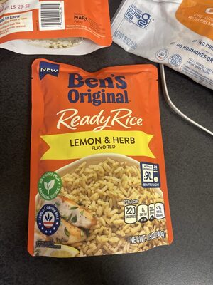 Ready Rice Lemon & Herb Flavored