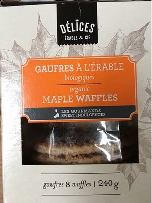 Gaufres À L'érable Biologiques