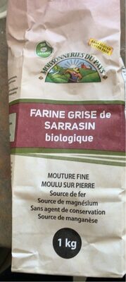 Farine Grise De Sarrasin Biologique