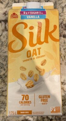 Oat Beverage, 0g Sugar Vanilla