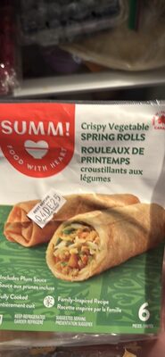 Rouleau De Printemps Croustillants Aux Légumes
