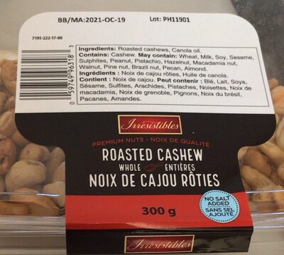 Noix De Cajou Rôties