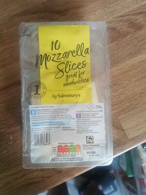10 Mozzarella Slices