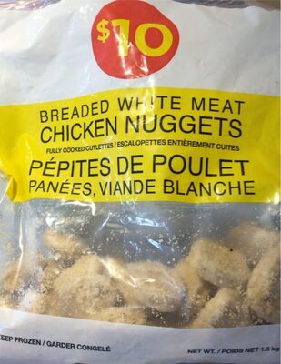 Breaded White Meat Chicken Nuggets