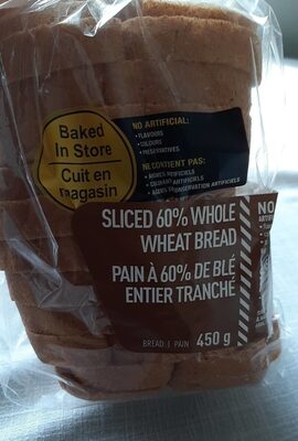 Pain De Blé Entier Tranche