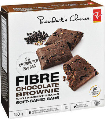 Fibre Chocolate Brownie With Ancient Grains Soft-baked Bars