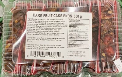 Dark Fruit Cake Ends