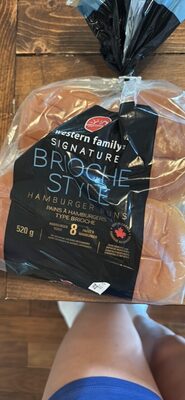 Brioche Style Hamburger Buns