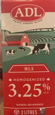 Homogenized 3.25% Milk