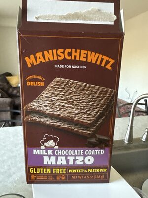 Manishewitz Gluten Free Chocolate Covers Matzah