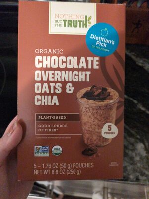 Chocolate Overnight Oats And Chia