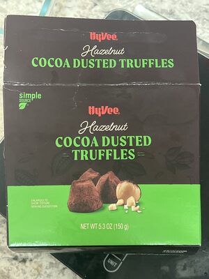 Hazelnut Cocoa Dusted Truffles