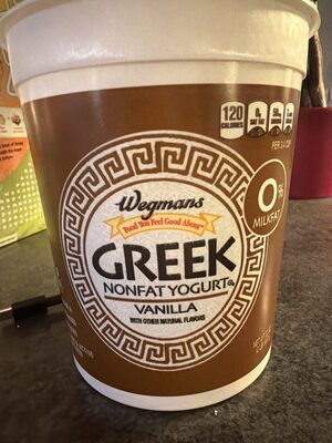 Greek Nonfat Yogurt Vanilla