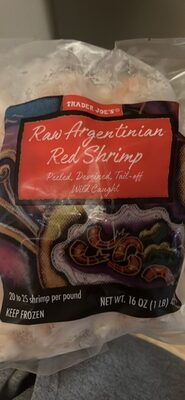 Raw Red Shrimp
