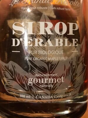 Sirop D'erable