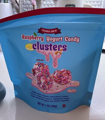 Raspberry Yogurt Candy Clusters