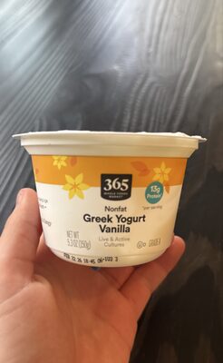 Nonfat Greek Yogurt Vanilla