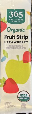 Organic Fruit Strip Strawberry