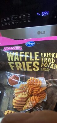 Seasoned Waffle Fries French Fried Potatoes