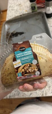 Cheesy Chicken Bacon Ranch Calzone