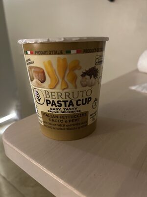 Italian Fettucine Cacio E Pepe Pasta Cup