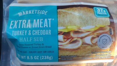 Extra Meat Turkey & Cheddar Half Sub
