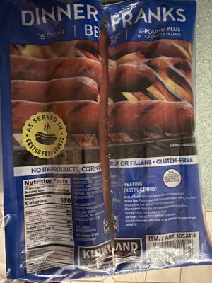 Dinner Franks 1/4 Lb